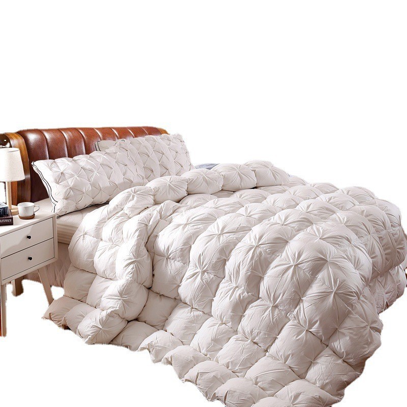 Mercury Home Textiles 100S Cotton Duvet 95 White Goose down Quilt Pure Cotton Double Thickeneded Warm Spring, Autumn and Winter Quilt Core