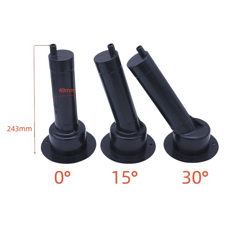 Abs Plastic 0 ° 15 ° 30 ° Fishing Rod Holder Fishing Rod Socket Cup Holder Marine Boat Yacht Accessories