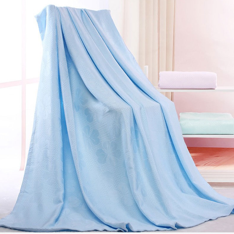 Bamboo fiber blanket one-piece delivery bamboo fiber children's summer blanket nap blanket wholesale bamboo fiber air conditioning blanket