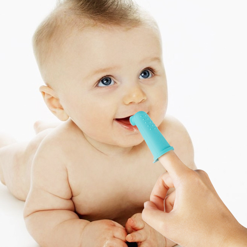 Baby's Finger Set Toothbrush Silicone Soft Hair Training Cleaning Toothbrush Baby's Thumb Set Toothbrush Baby's Baby Teeth Protection