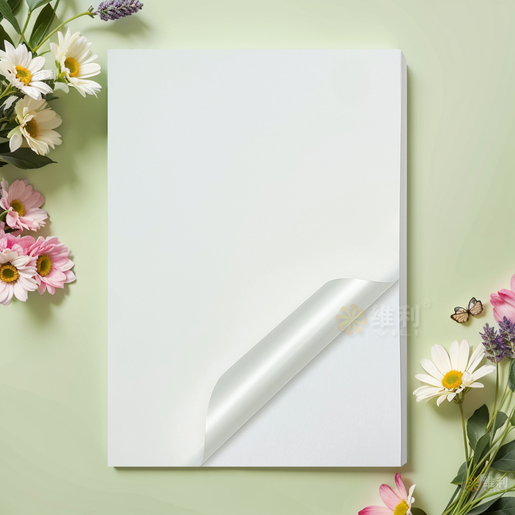 Inkjet Glossy Pp Synthetic Self-Adhesive Sticker Custom Printed Color Spray Glossy Label Sticker Wine Label Tea Seal Sticker