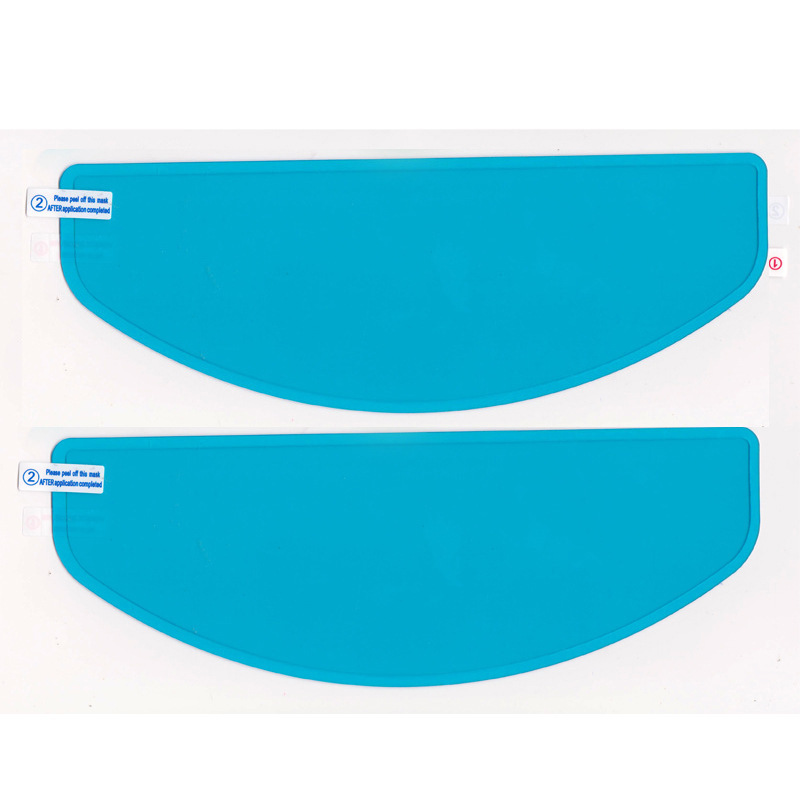 Защитная пленка для шлема от дождя, ветровое стекло, универсальная, прочная, высокое разрешение, внутренняя противотуманная, наружная водонепроницаемая