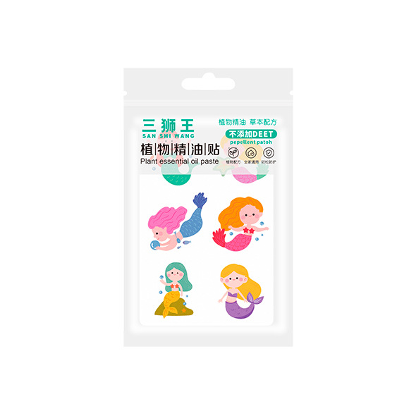 Summer Cartoon Plant Essential Oil Buckle for Students, Babies and Kidsren, Outdoor Non-Anti-Mosquito and Anti-Bite Sticker, Essential Oil Sticker Artifact