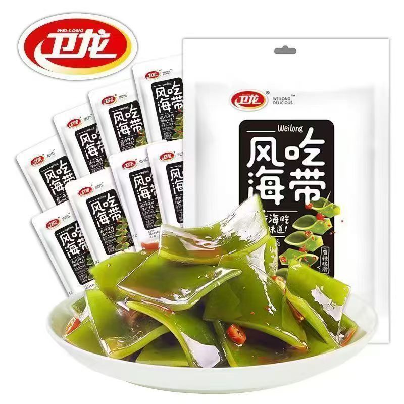 Weilongfeng Seaweed Snack with Spicy Flavor 50g, a Must-Have for Late-Night Snacks and Binge-Watching, Ready-To-Eat Casual Snack