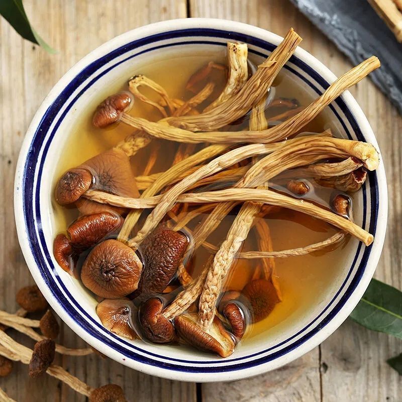 Tea Tree Mushroom Dry Goods Wholesale Sulfur-Free Unopened Tea Tree Mushroom Farm Bulk Packaging Dried Shiitake Mushrooms Hot Pot Ingredients