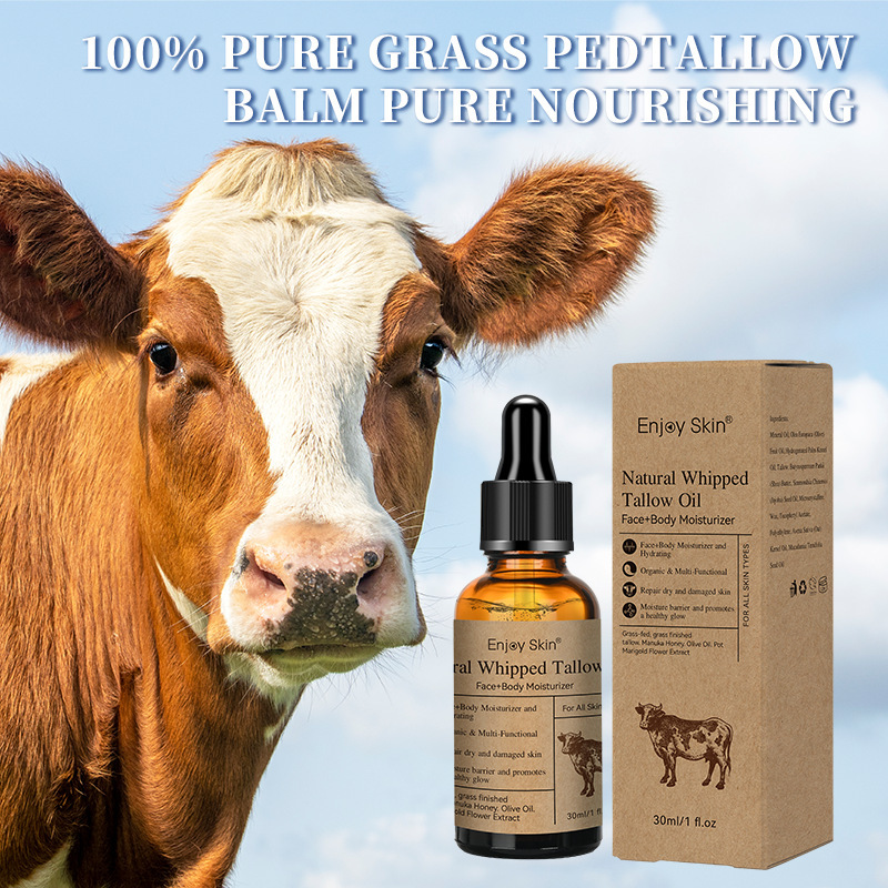 Cross-Border Tallow Essential Oil Facial Care Essence Skin Care Oil Moisturizing and Moisturizing Tallow Oil Processing