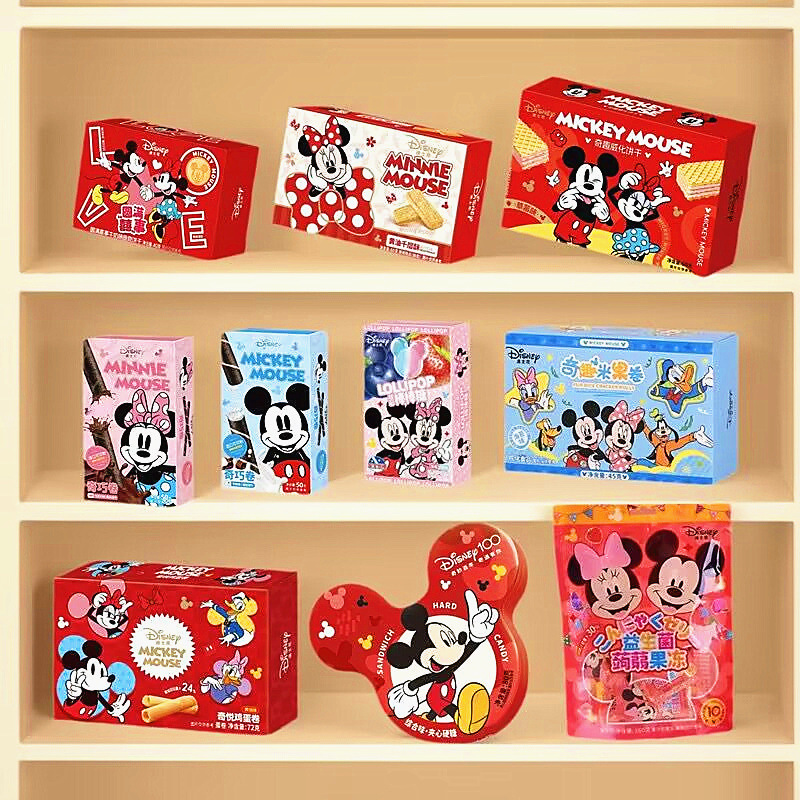 Печенье Disney Микки и Минни, рулет с яйцом, 61, детский день рождения, свадебные сладости, оптовая продажа