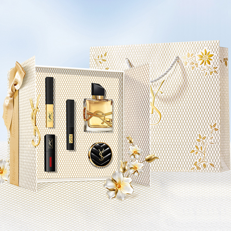 YS makeup gift box set of five lipstick perfume valentine's day to send girlfriends to send girlfriend 520 birthday gift box