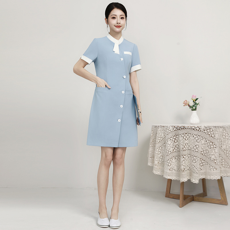 Xiangchunniao Medical Beauty Industry Work Clothes Dress Physical Examination Beauty Salon Dental Oral Pharmacy Front Desk Reception Nurse Uniform