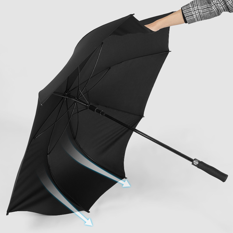 Umbrella Custom-Made Advertising Umbrella Logo Automatic Storm-Resistant Golf Umbrella Business Long-Handled Straight Umbrella Wholesale