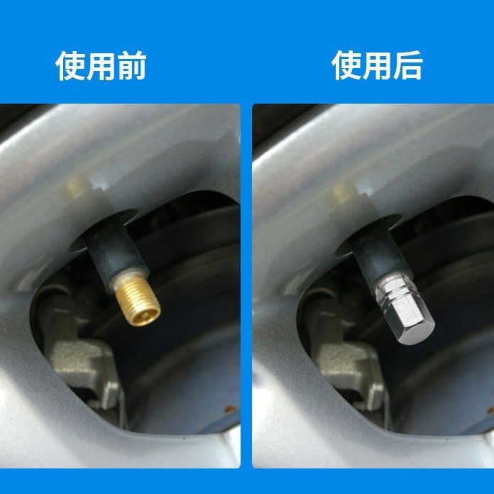 Aluminum Alloy Valve Cap Car Valve Cap Car Tire Electric Vehicle Motorcycle Valve Cap Car Accessories