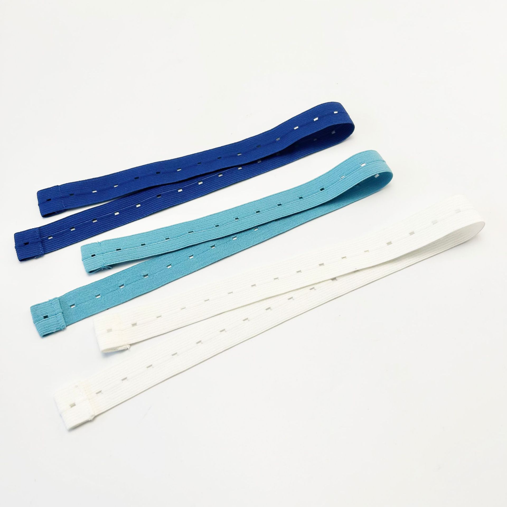 Mouth Pad Binding Headband with Threaded Seam Spandex Silk Latex-Free Flat Jacquard High Elastic Eyelet Anti-Slip Elastic Band