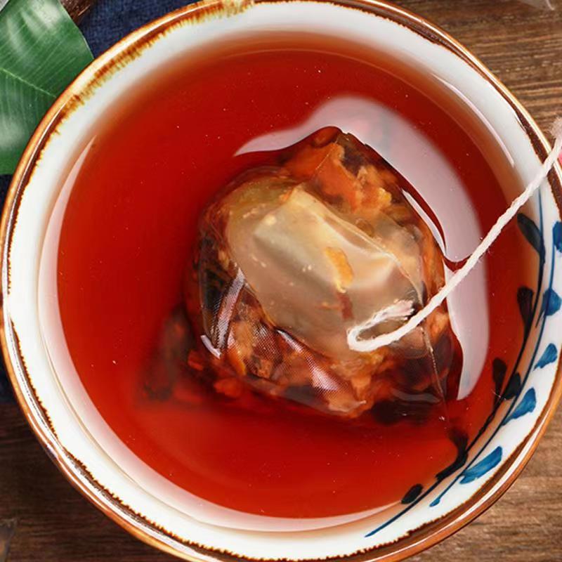 Beijing Tongrentang Sour Plum Soup, Traditional Beijing Ingredients, Individually Packaged Black Plum Infusion, Ancient Method, No-Cook Hot Drink