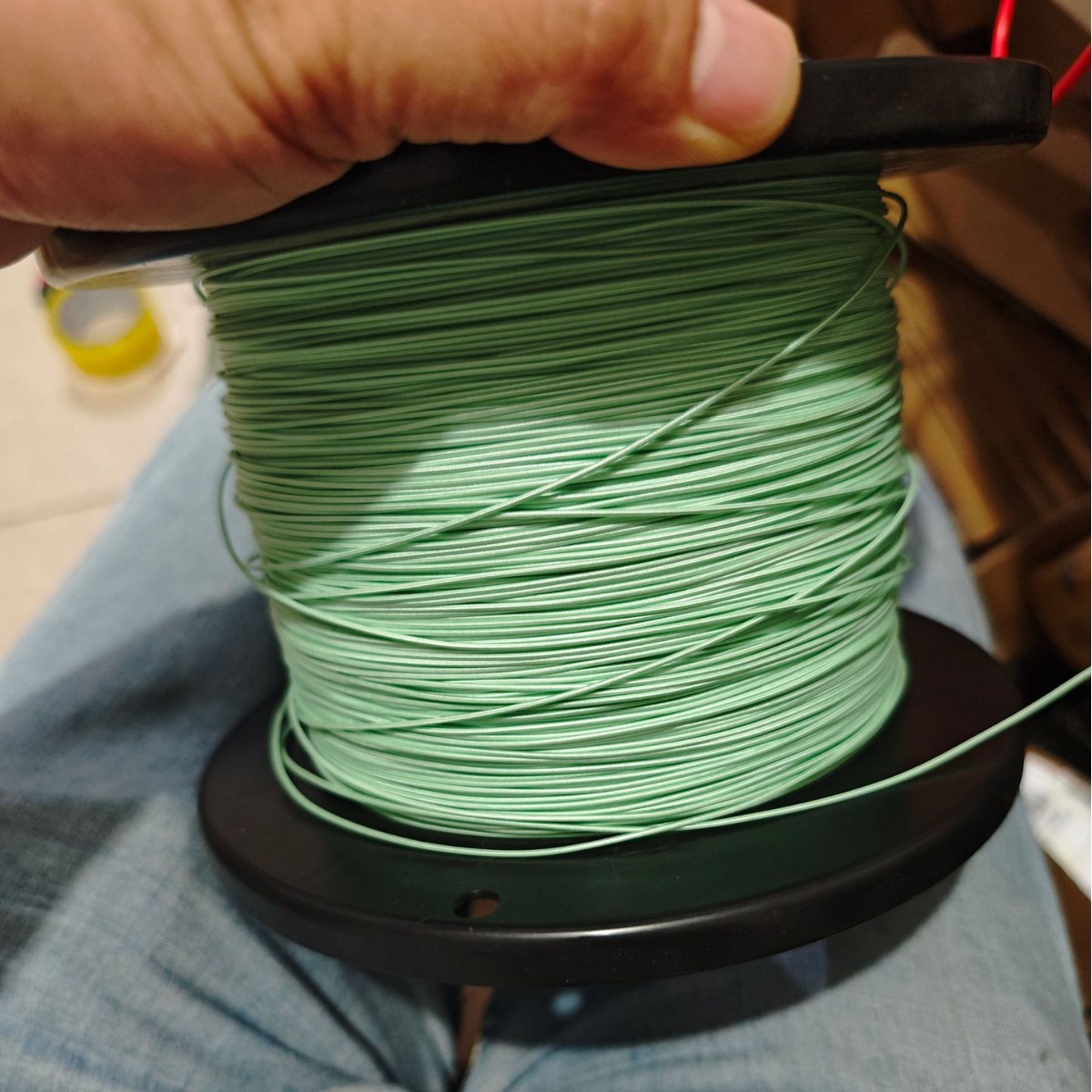 Зеленая 1.1 мм линия Паньши Дали Ма визуальная рыболовная линия видео основная линия 0.9Mm1.3Mm