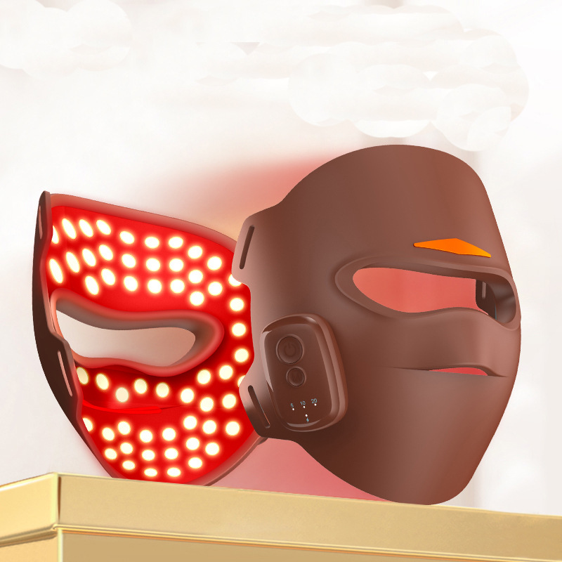Cross-Border New Model 510K Photon Device Led Beauty Mask for Home Use with Adjustable Duration Facial Mask Device