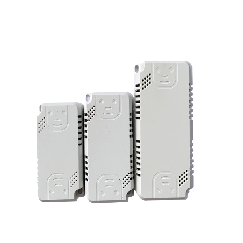 Led thin drive power shell with heat dissipation breathable hole plastic shell constant current device plastic alloy junction box