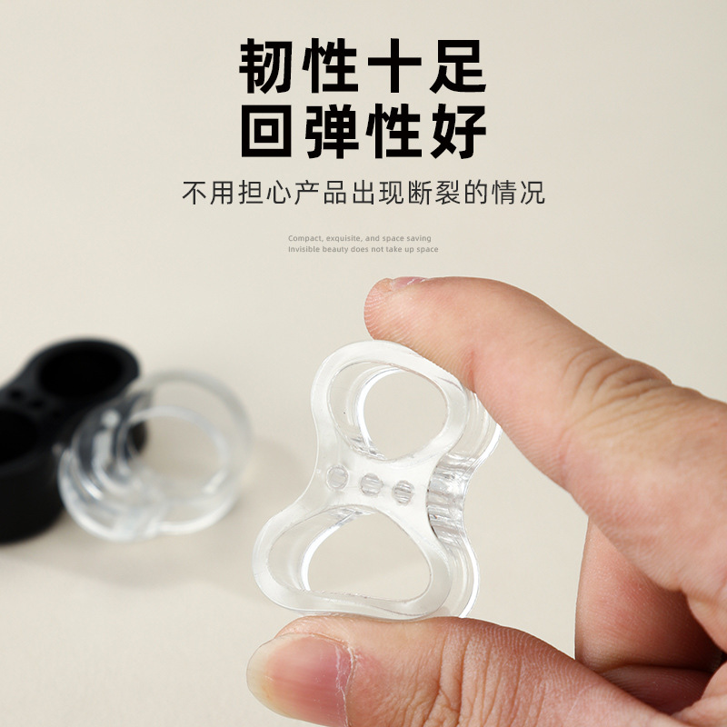 Door suction hole-free new door touch door rear anti-collision mat door handle door stop artifact bedroom door anti-collision ring