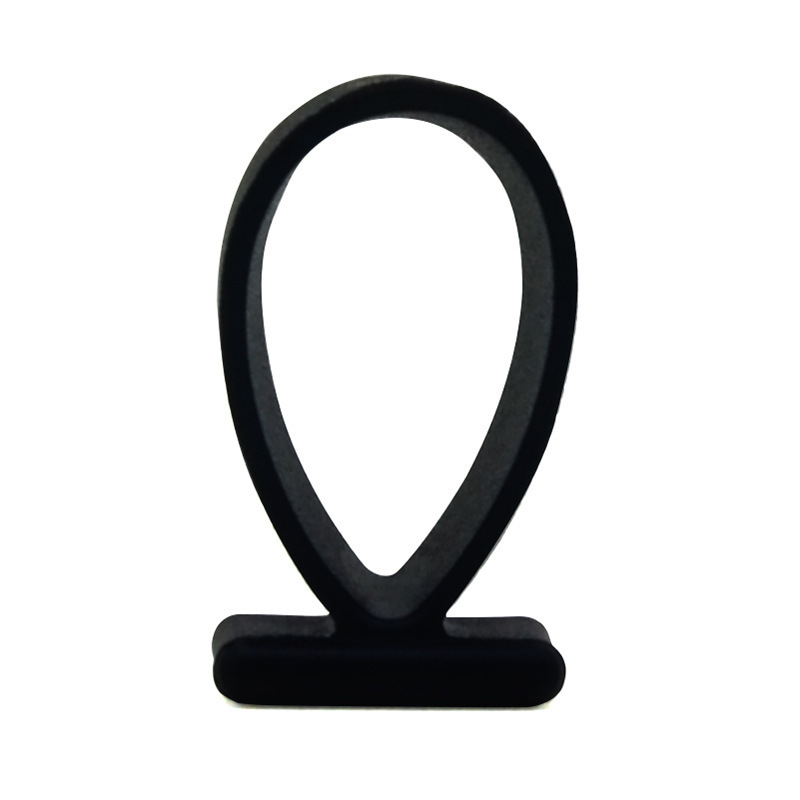 Factory wholesale plastic hook digital 3C electronic product packaging accessories black three-dimensional aircraft buckle