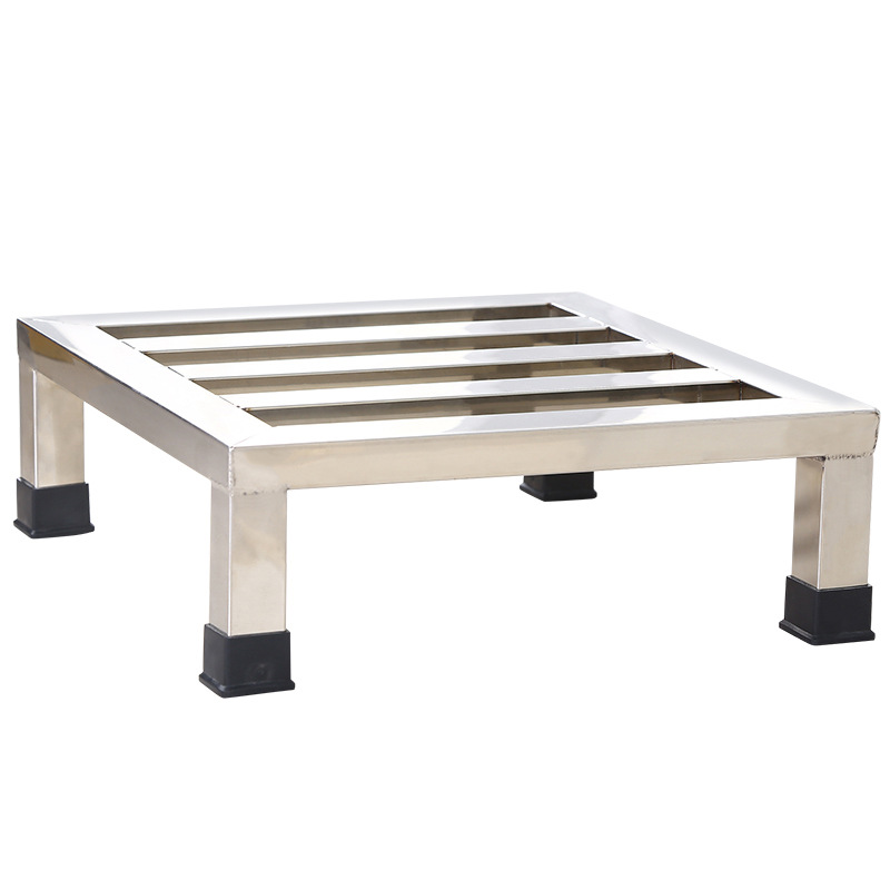 Stainless Steel Base Bracket Floor-Standing Elevated Base Bracket Moisture-Proof Storage Rack Load-Bearing Shelf Support Rack Flower Pot Rack