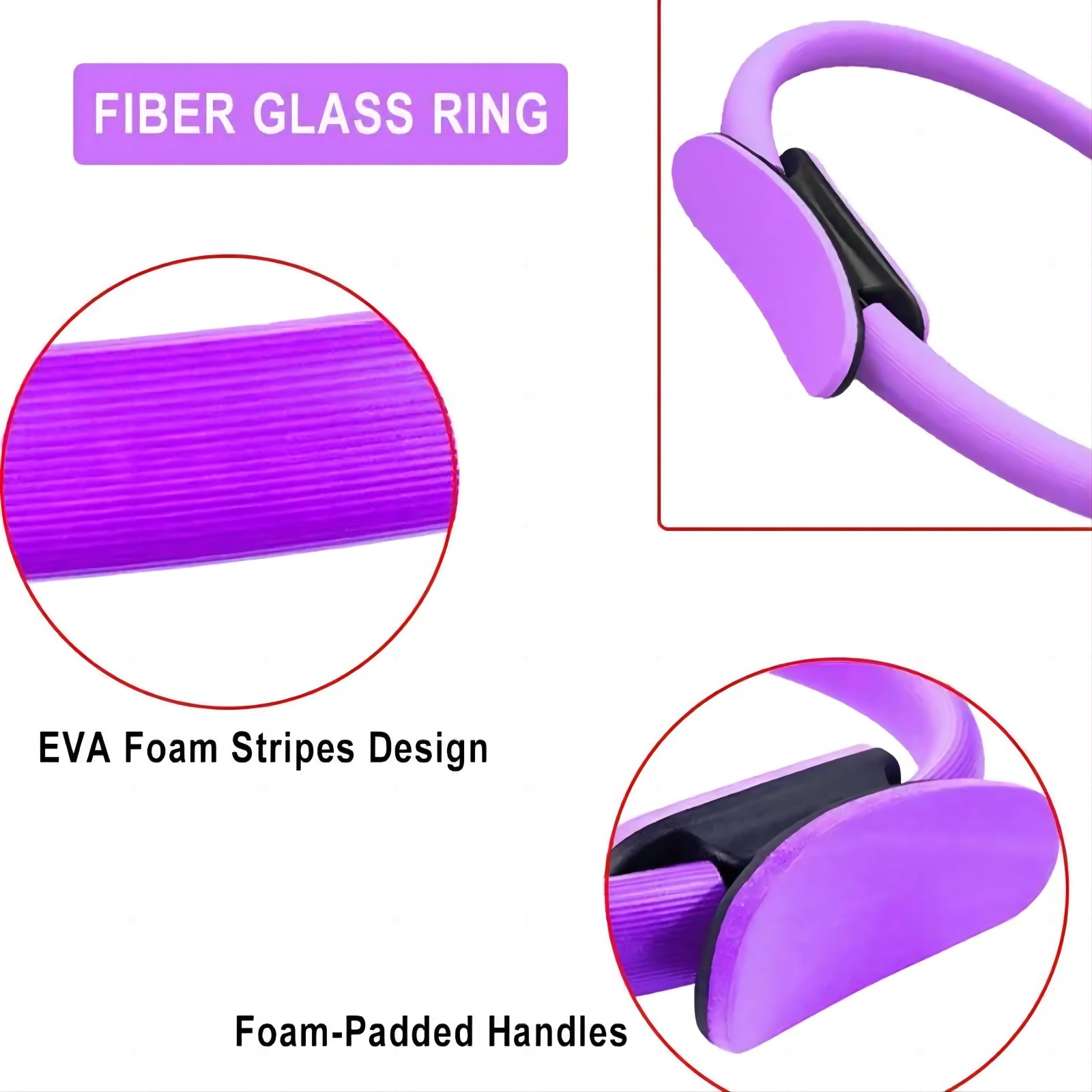 Cross-border Pilates Ring Yoga Resistance Ring Magic Ring Yoga Ring Fitness Equipment Sports Yoga Ring Manufacturers Wholesale
