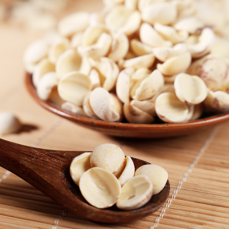 Origin source Yilian Tang grinding skin half white lotus seed porridge soup Hunan Xiangtan dried lotus seed wholesale