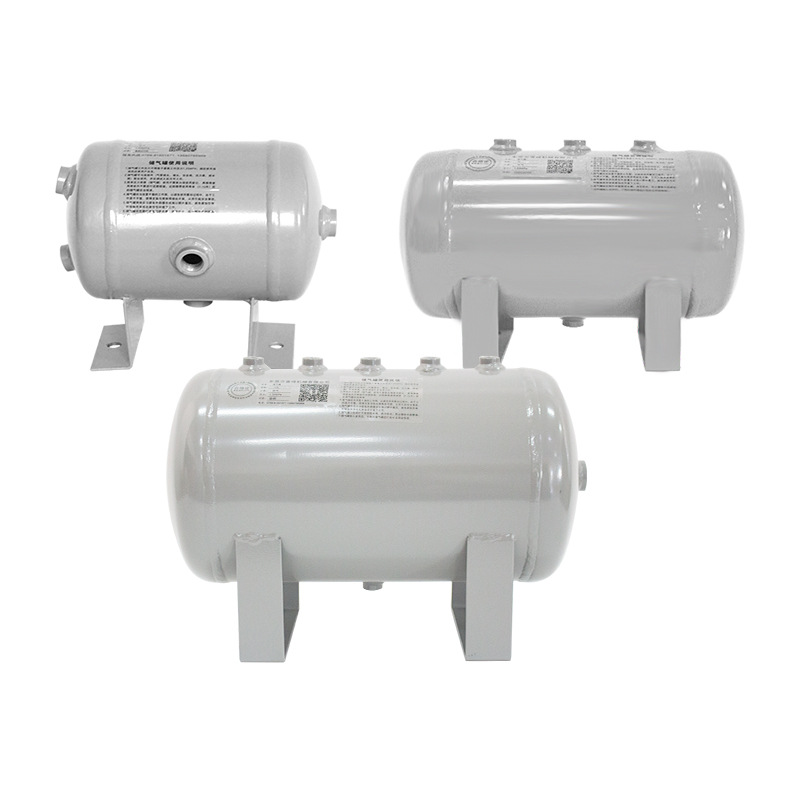 Spot horizontal carbon steel gas storage tank small vacuum pressure buffer tank air compressor stabilized pressure storage tank gas storage cylinder