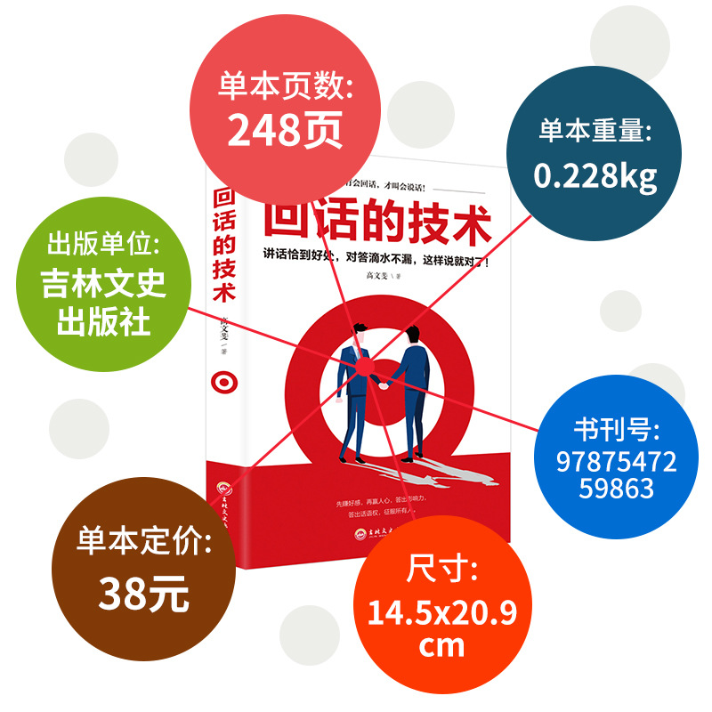 Art skills of talking back books eloquence training and interpersonal communication books