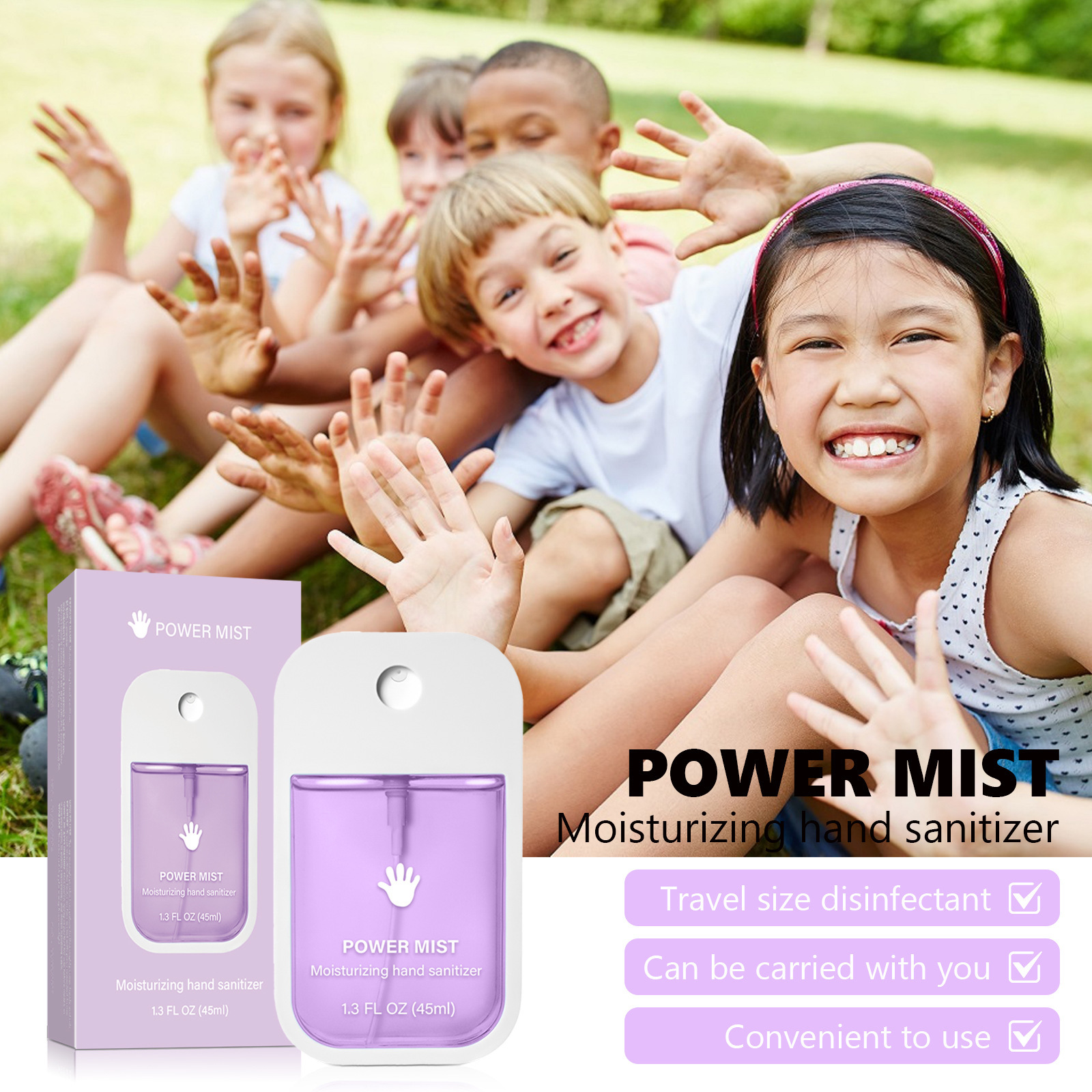 Cross-Border Vanilla Hand Sanitizer Spray Fragrance Household Portable Cleaning Spray
