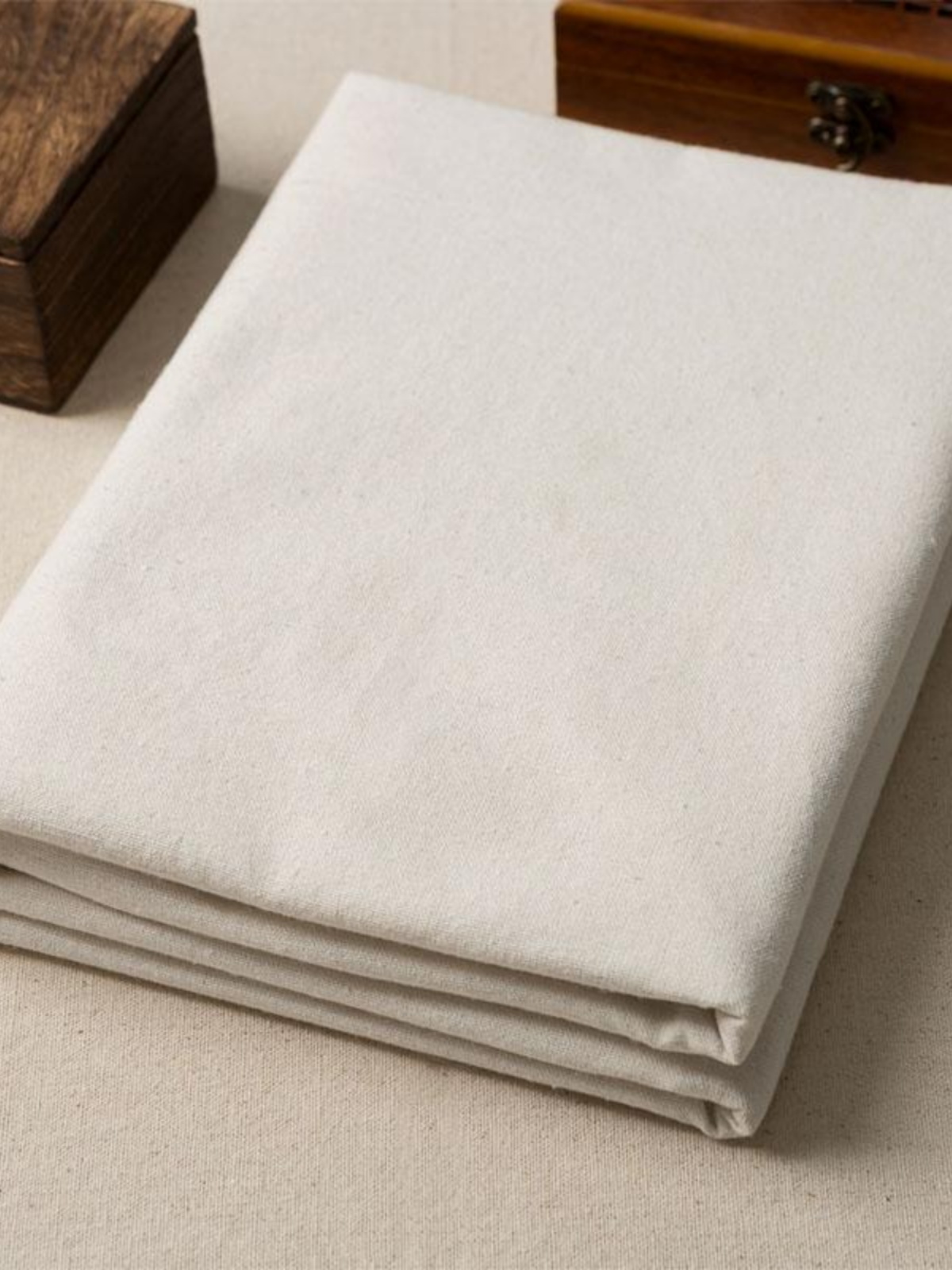 Cotton and Linen Fabric, Plain Solid Color Coarse Linen Fabric, Handmade Thickened Plain Fabric for Sofa Upholstery, Burlap