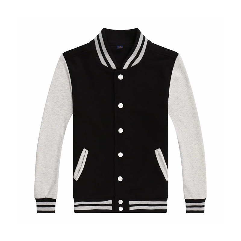Autumn and Winter Baseball Uniforms Customized with Logo, Cultural Work Clothes, Training Institution Clothing, Class Uniforms, Couple Jackets, Sweatshirts, Long Sleeves