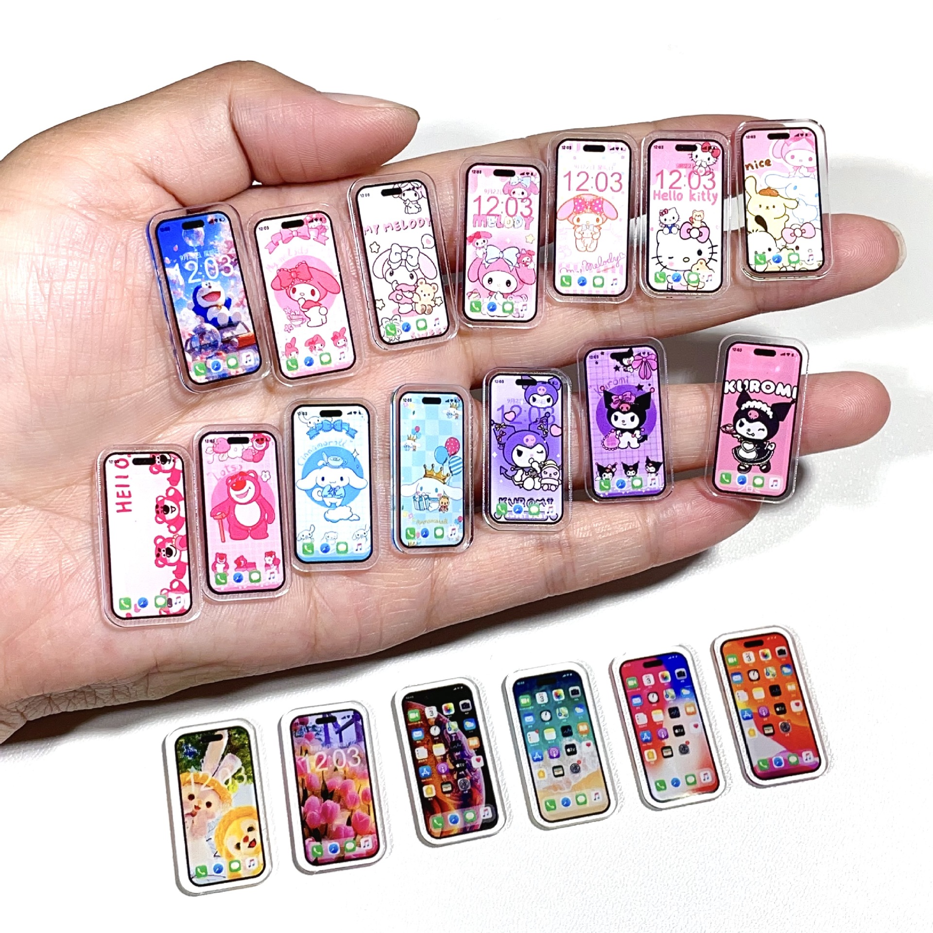 1:12 декор для кукольного домика DIY маленькая модель мобильного телефона декорация смола BJD телефон солдат аксессуары не для использования