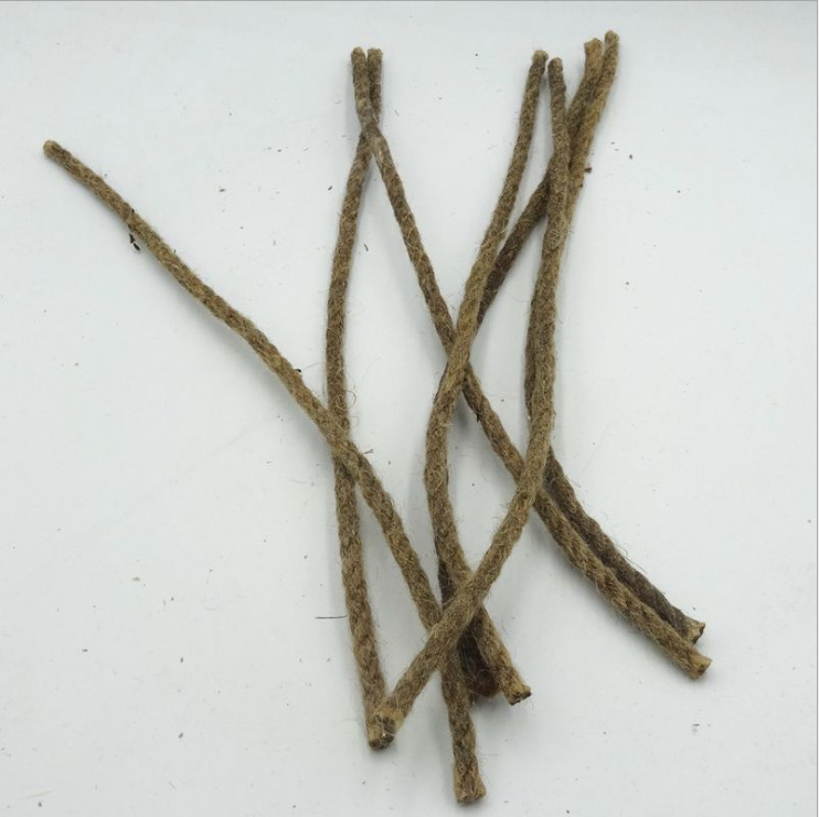 Outdoor Emergency Ignition Rope Barbecue Ignition Carbon Single 660MM Ignition FlaMMable Wax Hemp Rope Ignition Rope