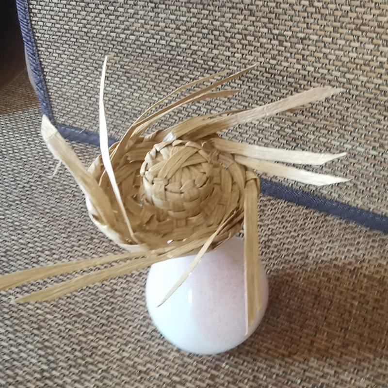 Ручная пробка для вина из соломы и ивы, декоративная, на заказ