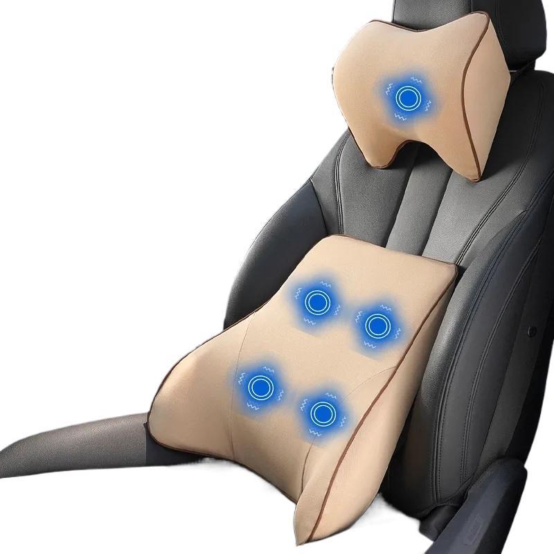 Waist Back Cervical Spine Massager Massage Body Car Home Multi-Functional Vibration Massage Seat Cushion Headrest