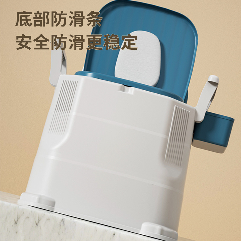 Toilet for the Elderly Movable Toilet for Pregnant Women Indoor Odor-proof Urine Bucket for Adults Toilet Chair Urine Basin