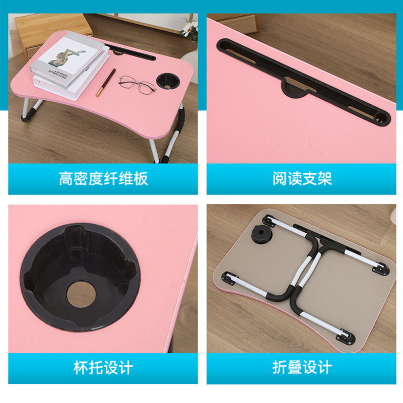 Custom Bed Small Table Foldable Computer Desk Children's Writing Desk Student Dormitory Upper Bed Desk Study Table