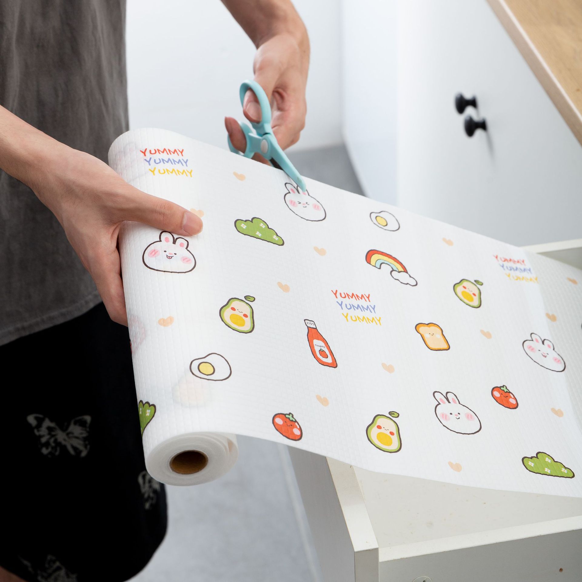 Drawer Cushion Paper Wardrobe Kitchen Cabinet Waterproof Oil-proof Dustproof Non-stick Thickened Cabinet Shoe Cabinet Household Moisture-proof Cushion