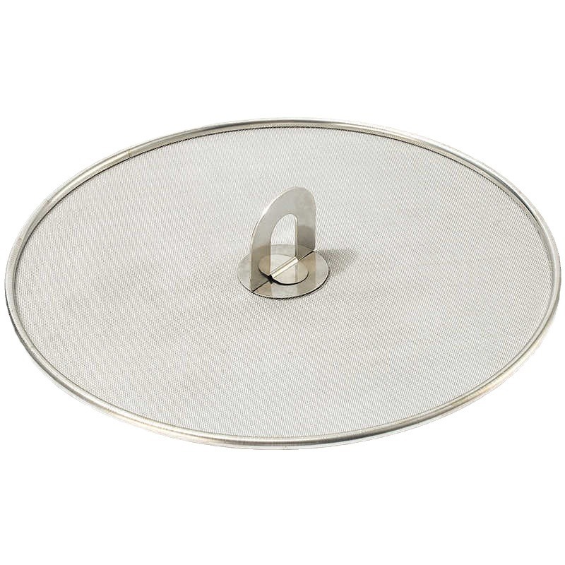 Cross-Border Stainless Steel Filter Oil Cover Oil Grids Anti-Oil Splash Net Kitchen Folding Handle Explosion-Proof Cover Oil-Proof Manufacturer