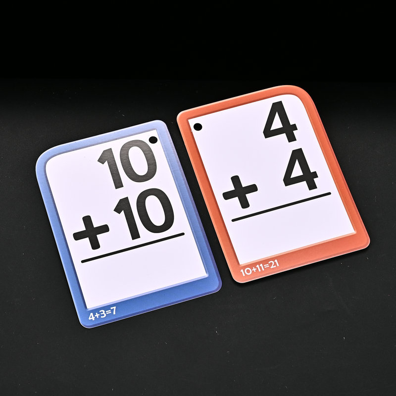 Customized cognitive card children's cartoon English card letter shape animal learning education enlightenment early education card wholesale