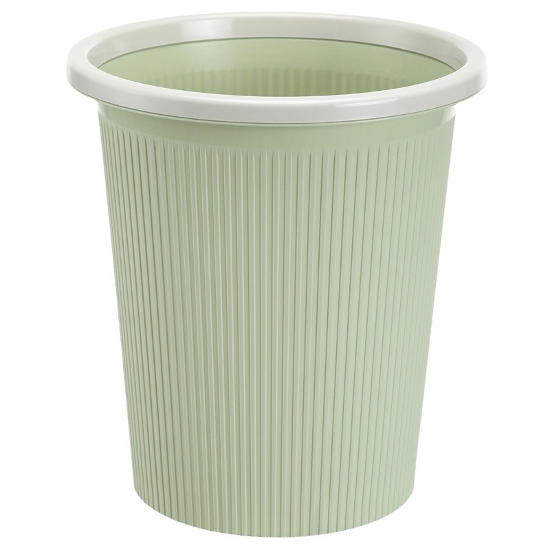 Garbage Bin Home Wholesale Nordic Style Thickened Large Size Uncovered Dressing Trash Bin Living Room Bedroom Kitchen and Bathroom Trash Bin