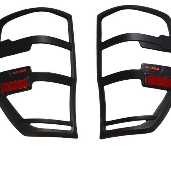 Suitable for Ford 2012-2016 Ranger Rear Light Cover Abs Electroplated Exterior Parts Modified Tail Light Frame T6-8