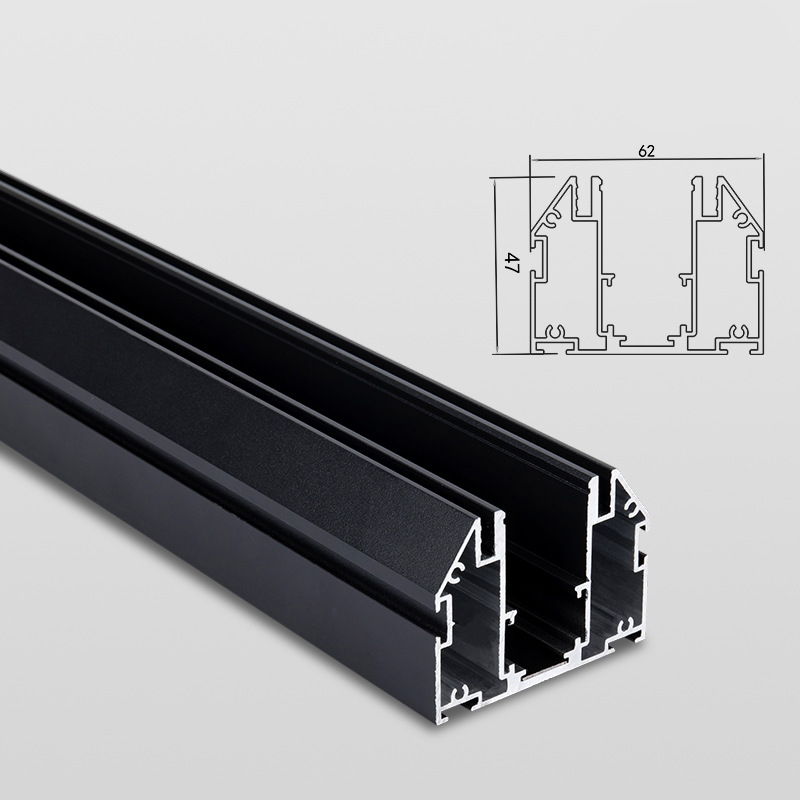 Foreign trade special magnetic track lamp soft film ceiling lighting embedded concealed embedded lamp track spotlight