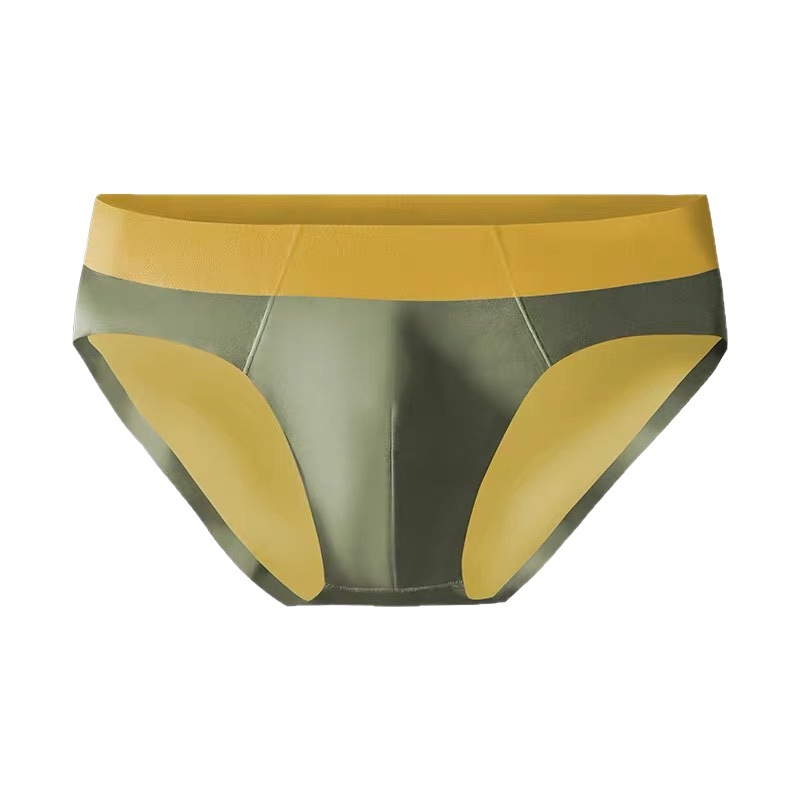 Source Factory Seamless Men's Underwear Briefs Modal 100 Count Double-Sided Two-Color Sports Pants