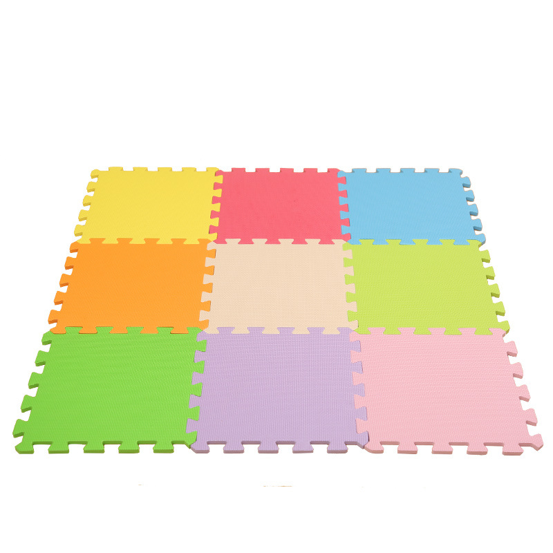 Colorful Plain Baby Crawling Mat Foam Floor Mat Splicing Household Crawling Mat Sponge Floor Mat Puzzle Tatami