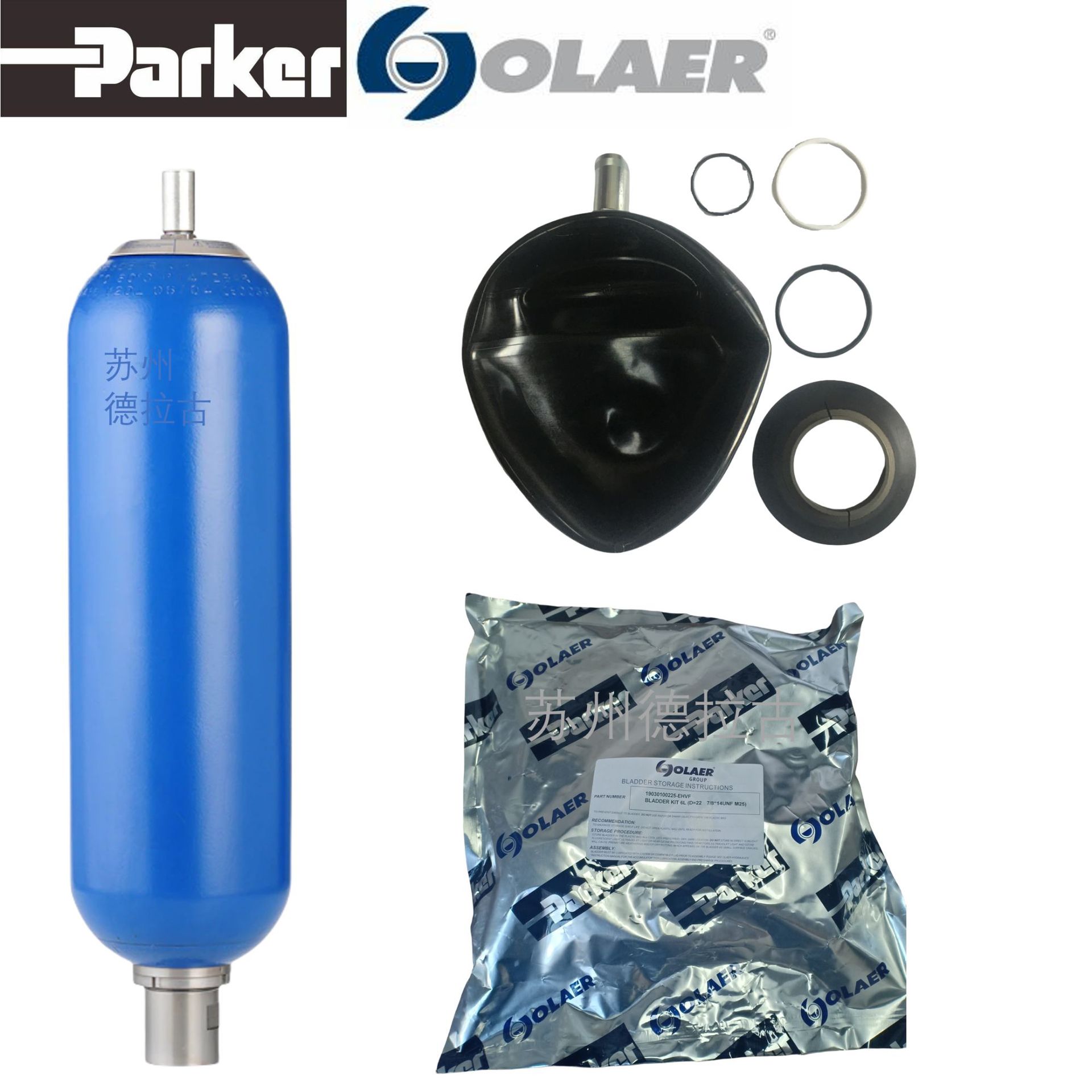 Parker Olaer Olaer Accumulator Bladder Bla-20L-D22-M25