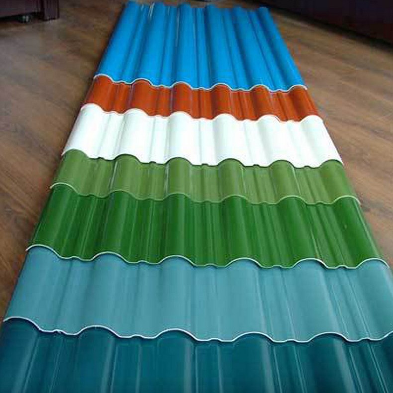 Baosteel genuine color steel coil navy color coated coil corrugated board can be pressed tile film