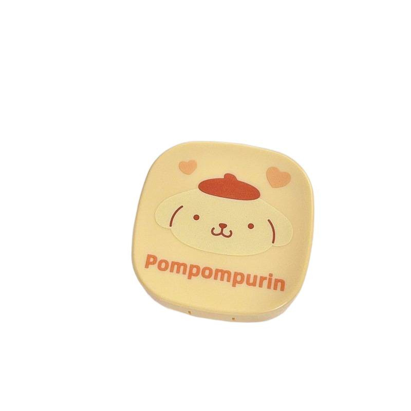 Cute Sanrio Pacha Dog Melody Contact Lens Box Contact Lens Companion Box Care Box Small and Casual Style