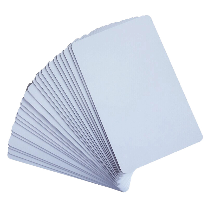 Color spray PVC coated blank card tag 0.76 inkjet printing PVC printing PVC color spray machine printing PVC white card