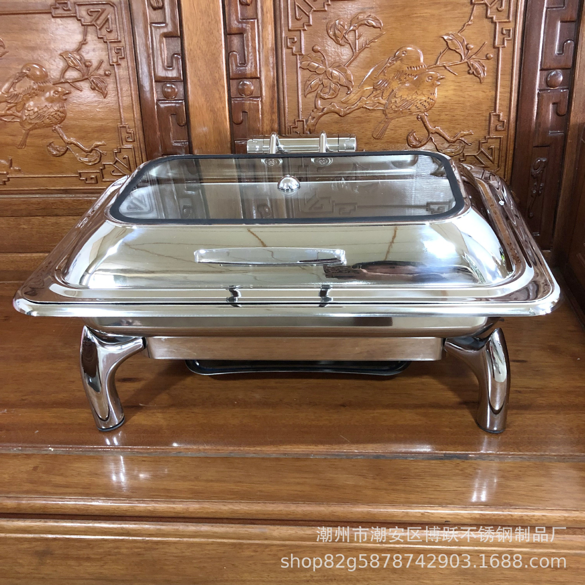 Manufacturer of Stainless Steel Buffet Stove Tabletop Electric Heating Fast Food Warming Table Commercial Hotel Restaurant Breakfast Warming Stove