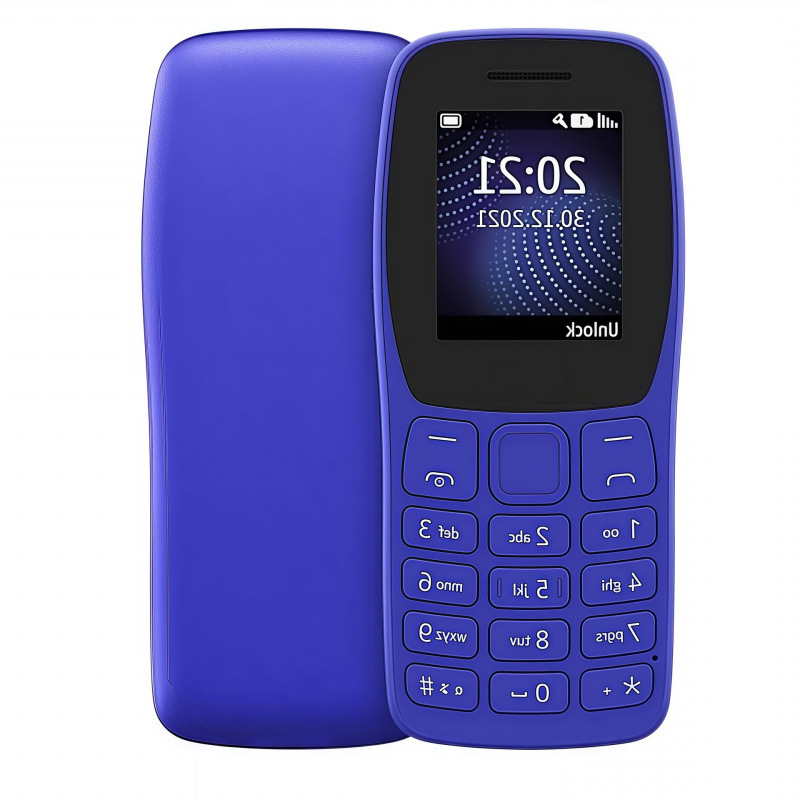 African Hot-Selling Straight Phone 105 2022 Straight Phone Button Phone Cross-Border Phone Bar Phone